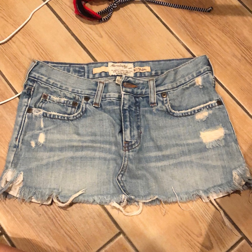 Vintage Abercrombie jean skirt